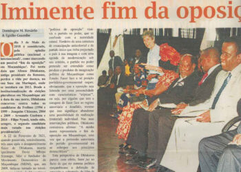 Democracia moçambicana pós-Afonso Dhlakama e Daviz Simango: Iminente fim da oposição em Moçambique? (1) – 19 de Maio de 2021 (Canal de Moçambique)