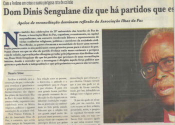 Com a Frelimo em crise e numa perigosa rota de colisão: Dom Dinis Sengulane diz que há partidos que estão com muita fome de reconciliação interna – 05 de 10 de 2021 (Evidências)