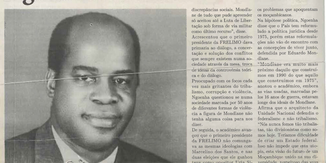 Um olhar académico nos ideais do arquitecto de Unidade Nacional: Corrupção e guerras beliscam legado de Mondlane – 28 de Setembro de 2021 (Magazine Independente)