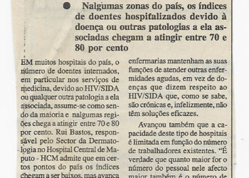 Hospitais começam a encher devido a casos de HIV/SIDA – 13 de Outubro de 2000 (Notícias)