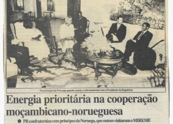 Energia prioritária na cooperação moçambicano-norueguesa – 08 de Junho de 2002 (Notícias)