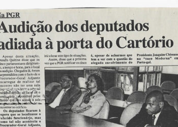 Na PGR: Audição dos deputados adiada à porta do Cartório – 13 de Novembro de 2002 (Notícias)
