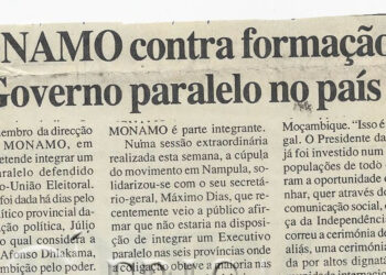 MONAMO contra formação de Governo paralelo no país – 10 de Fevereiro de 2000 (Notícias)