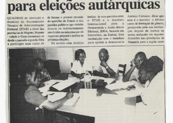 Secretariado Técnico de Administração Eleitoral (STAE) forma quadros para eleições autárquicas – 04 de Dezembro de 2002 (Notícias)