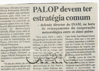 Países Africanos de Língua Oficial Portuguesa (PALOP) devem ter estratégia comum – 13 de Dezembro de 2002 (Notícias)