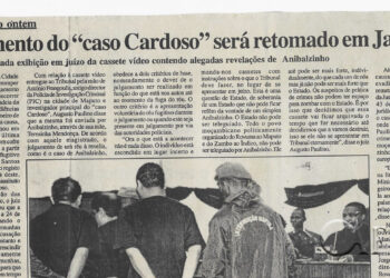 Interrompido ontem: Julgamento do “caso Cardoso” será retomado em Janeiro – 20 de Dezembro de 2002 (Notícias)