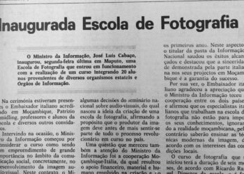 Inaugurada Escola de Fotografia – 19 de Fevereiro de 1984 (Tempo)