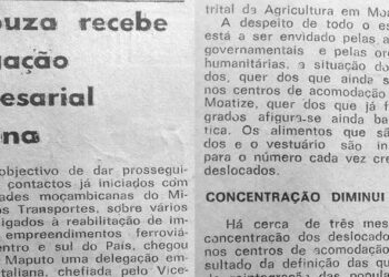 Guebuza recebe delegação empresarial italiana – 24 de Novembro de 1985 (Notícias)