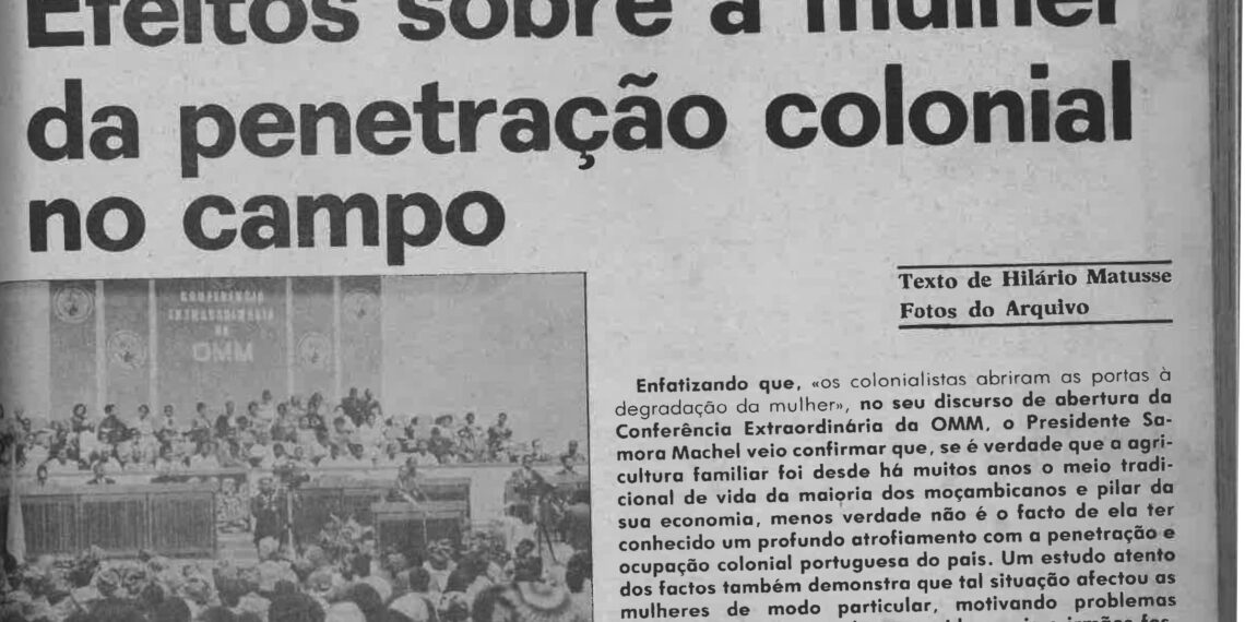 Efeitos sobre a mulher da penetração colonial no campo – 02 de Dezembro de 1984 (Tempo)