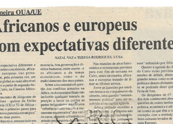 Cimeira OUA/EU: Africanos e europeus com expectativas diferentes – 01 de Abril de 2000 (Notícias)