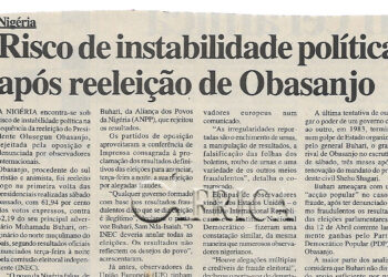 Nigéria: Risco de instabilidade política após reeleição de Obasanjo – 24 de Abril de 2003 (Notícias)