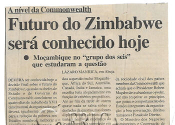 A nível da Commonwealth: Futuro do Zimbabwe será conhecido hoje – Moçambique no “grupo dos seis” que estudaram a questão – 08 de Dezembro de 2000 (Notícias)