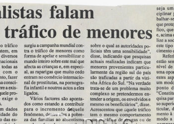 Jornalistas falam sobre tráfico de menores – 09 de Fevereiro de 2002 (Notícias)