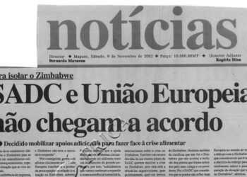 Para isolar o Zimbabwe: Comunidade do Desenvolvimento da África Austral (SADC) e União Europeia não chegam a acordo – Decidido mobilizar apoios adicionais para fazer face à crise alimentar – 09 de Novembro de 2002 (Notícias)