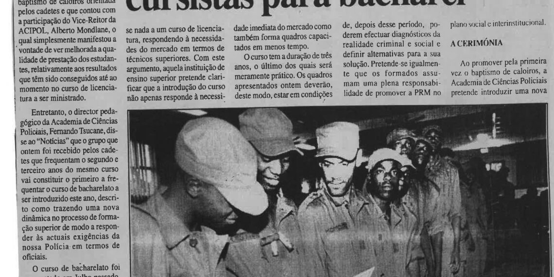 Academia de Ciências Policiais (ACIPOL) recebe primeiros cursistas para bacharel – 28 de Setembro de 2002 (Notícias)