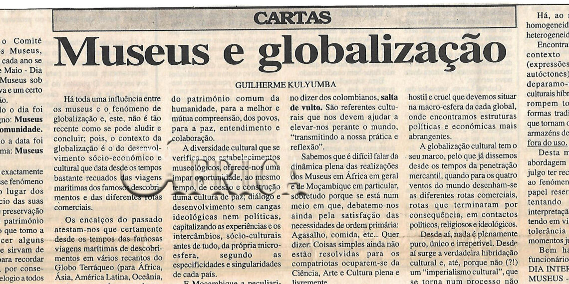 Museus e Globalização – 28 de Maio de 2002 (Notícias)