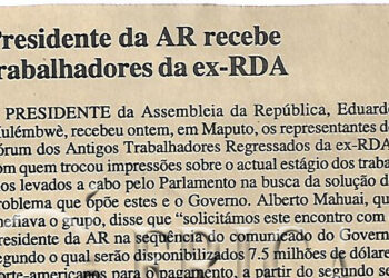 Presidente da AR recebe trabalhadores da ex-RDA – 13 de Abril de 2002 (Notícias)