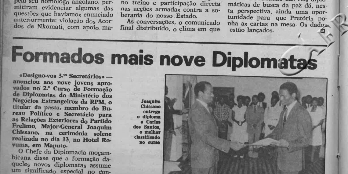 Formados mais nove Diplomatas – 20 de Dezembro de 1984 (Tempo)
