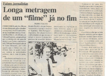 Falsos jornalistas: Longa metragem de um “filme” já no fim – 20 de Junho de 2002 (Notícias)