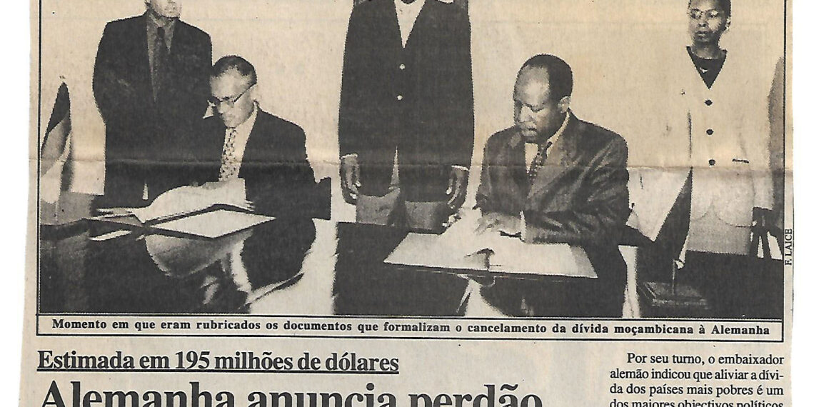 Estimada em 195 milhões de dólares: Alemanha anuncia perdão total da dívida moçambicana – 29 de Junho de 2002 (Notícias)