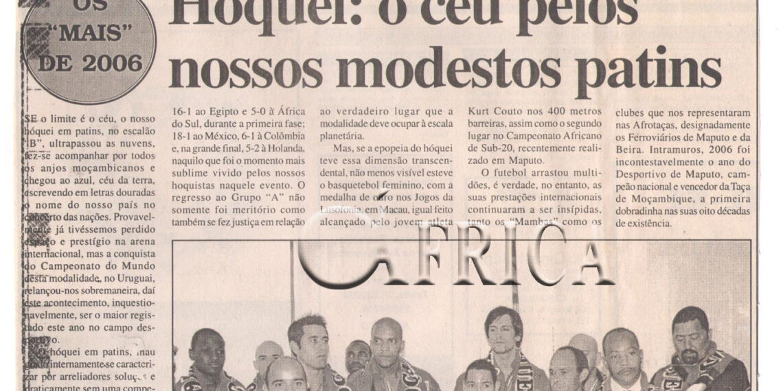 Hóquei: o céu pelos nossos modestos patins – 30 de Dezembro de 2006 (Notícias)