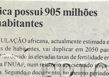 África possui 905 milhões de habitantes – 02 de Dezembro de 2005