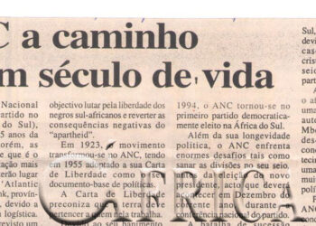 Congresso Nacional Africano (ANC) a caminho de um século de vida – 09 de Janeiro de 2007 (Notícias)