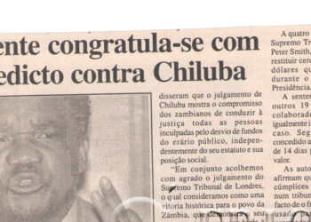 Ocidente congratula-se com o veredicto contra Chiluba – 23 de Maio de 2007 (Notícias)