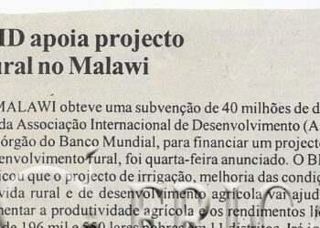 AID apoia projecto rural no Malawi – 02 de Dezembro de 2005 (Notícias)