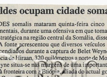 Rebeldes ocupam cidade somali – 08 de Março de 2008 (Notícias)