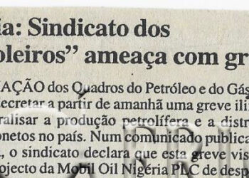 Nigéria: Sindicato dos “petroleiros” ameaça com greve – 18 de Março de 2008 (Notícias)