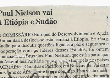 Poul Nielson vai à Etiópia e Sudão – 02 de Abril de 2003 (Notícias)