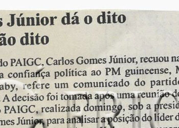Carlos Júnior dá o dito pelo não dito – 11 de Março de 2008 (Notícias)