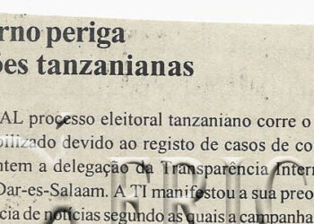 Suborno periga eleições tanzanianas – 13 de Setembro de 2005 (Notícias)
