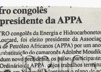 Ministro congolês eleito presidente da APPA – 01 de Abril de 2008 (Notícias)