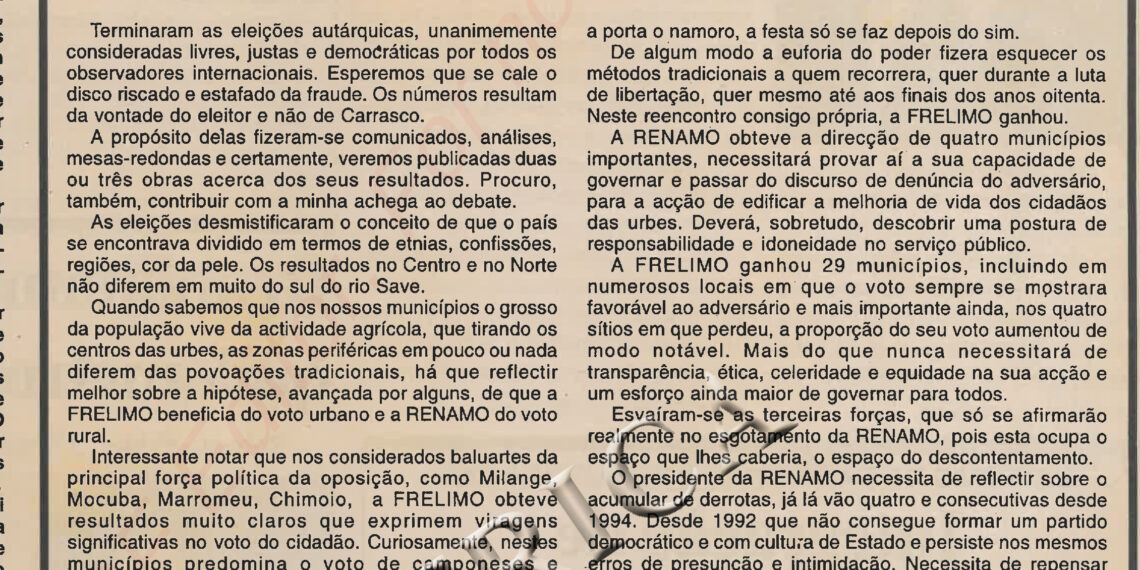 Sobre o 19 de Novembro – 7 de Dezembro de 2003