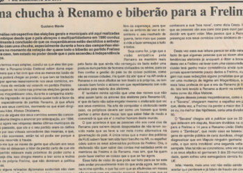 Uma chucha à Renamo e beberão para a Frelimo – 7 de Dezembro de 2003