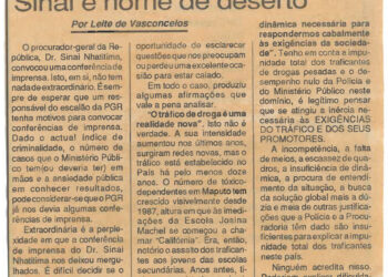 Sinai é nome de deserto – 22 de Março de 1996