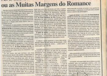As Duas Sombras do Rio ou as Muitas Margens do Romance – 07 de Seteembro de 2003