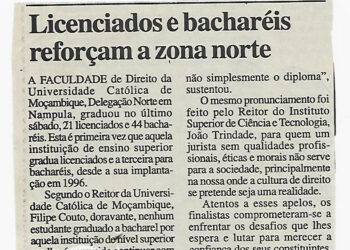 Licenciados e bacharéis reforçam a zona norte – 19 de Novembro de 2002