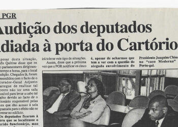Na PGR: Audição dos deputados adiada à porta do Cartório – 13 de Outubro de 2002