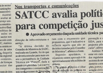Nos transportes e comunicações: SATCC avalia políticas para competição justa – Aprovado orçamento daquela unidade técnica para 2003 – 13 de Novembro de 2002