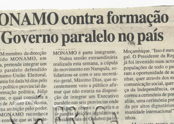 MONAMO contra formação de Governo paralelo no país – 10 de Fevereiro de 2000