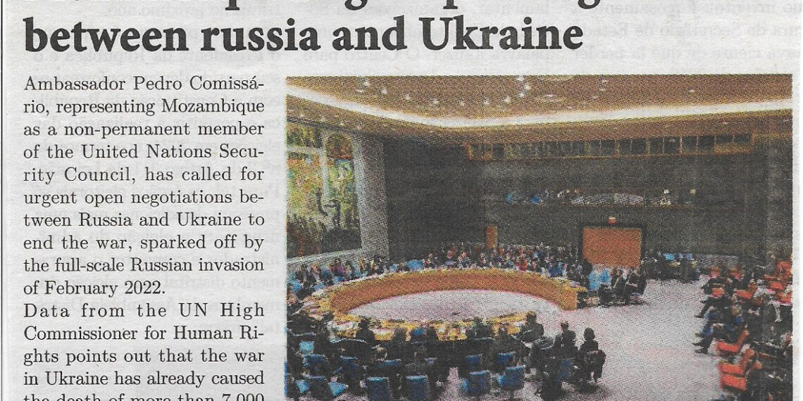 Mozambique urges open negociations between Russia and Ukraine – 24 de Janeiro de 2023