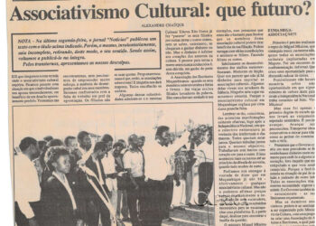 Associativismo Cultural: que futuro? – 08 de Outubro de 2001