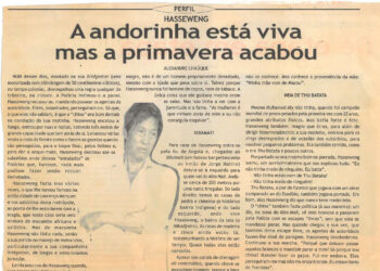 A andorinha está viva mas a primavera acabou – 28 de Fevereiro de 2007