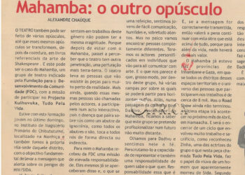 Mahamba: o outro opúsculo – 31 de Março de 2004