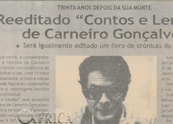 Trinta anos depois da sua morte: Reeditado “Contos e Lendas” de Carneiro Gonçalves- Será igualmente editado um livro de crónicas do escritor – 14 de Janeiro de 2004