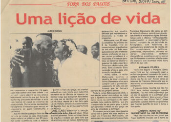 Uma Lição de Vida – 28 de Julho de 2004