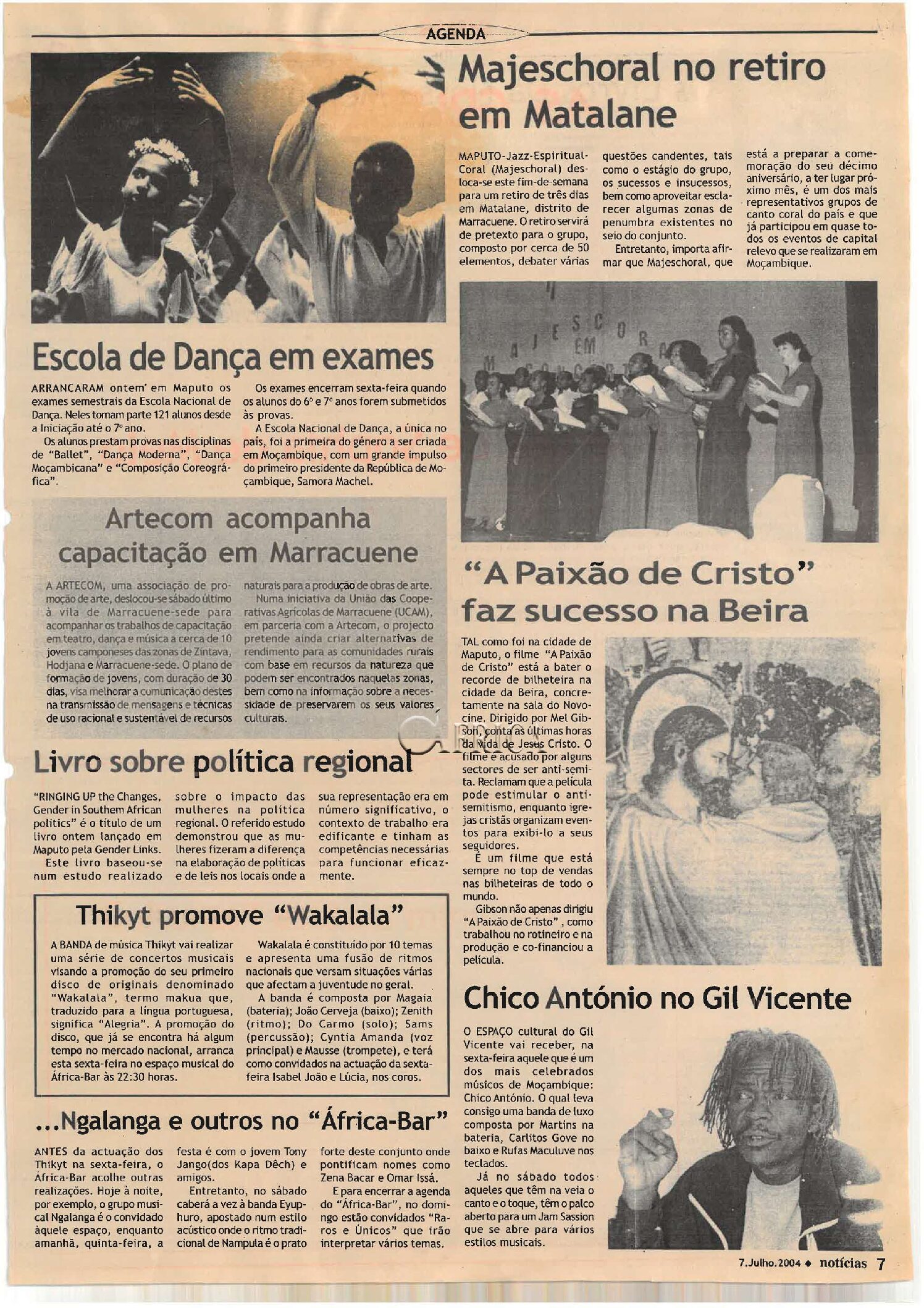 Escola de Dança em Exames – 07 de Julho de 2004